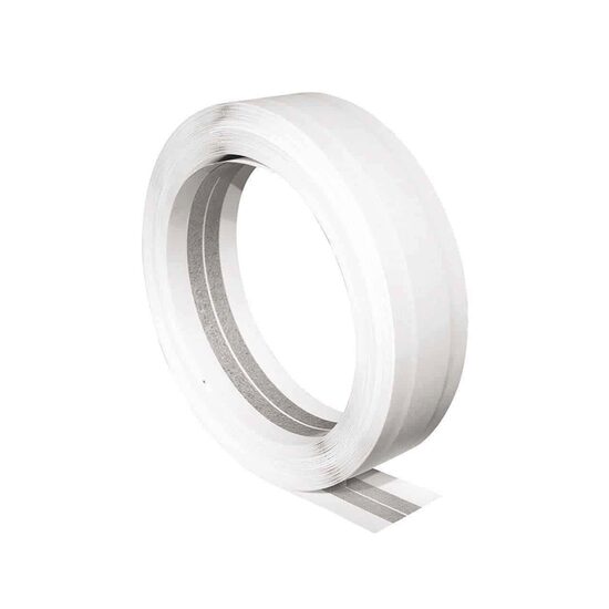 Bandă de armare pentru colțuri din gips-carton ALUX Termico, suport din hârtie cu inserții de aluminiu, 50 mm × 30 m, pentru colțuri interioare și exterioare, cod 520759