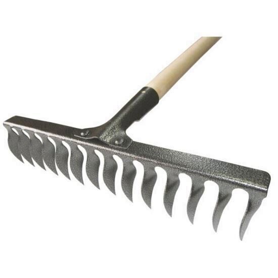 Grebla cu dinti rasuciti 350 mm, cu coada LUMYTOOLS LT35871