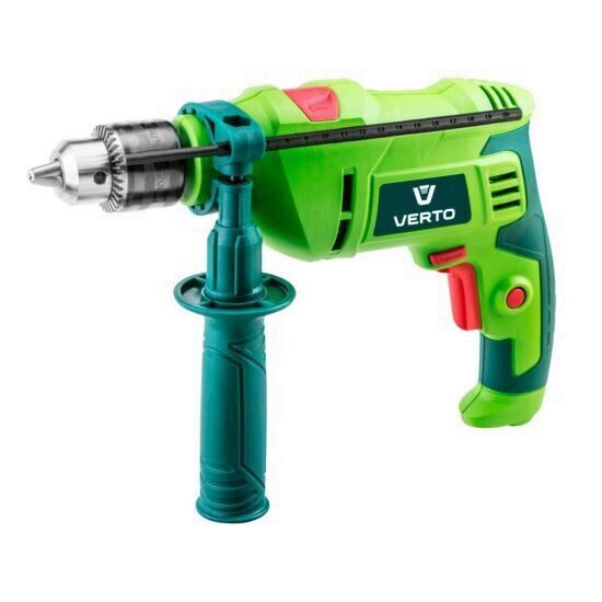 Masina de gaurit cu percutie 1050W 13 mm+ accesorii VERTO 50G521
