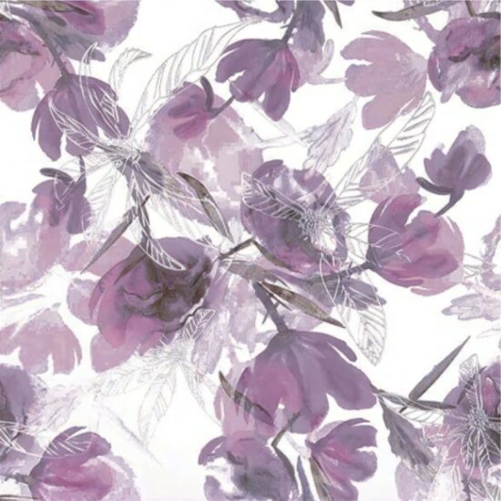 Piesa decorativa Izola Tulip Lila 2713, tip decor, 50x50 cm, violet