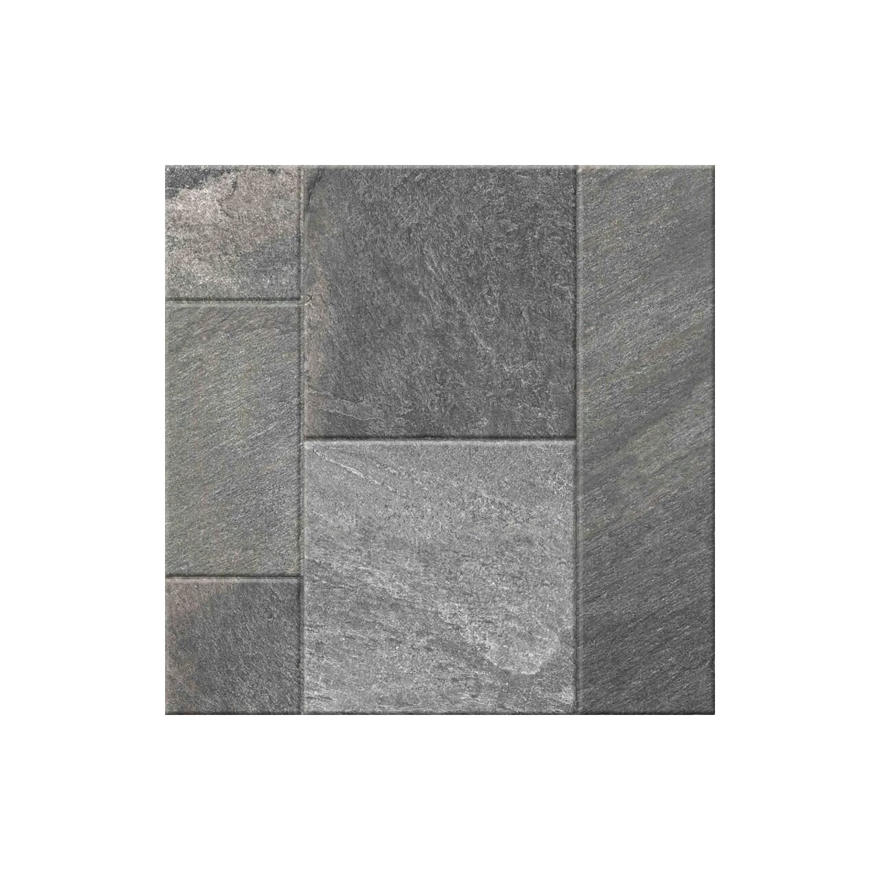 Gresie Santana Mix Anthracite culoare mix model piatra 60x60 cm 1