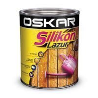 Lazura Oskar Silikon Lazur pentru lemn, interior exterior, teak 2.5L