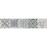 Piesa decorativa Capri Patchwork, model piatra, 2765, 8x40 cm, culoare gri