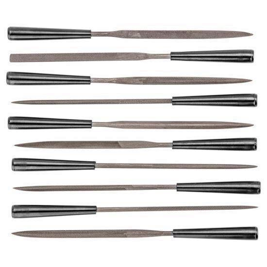 Set 10 pile ac pentru metal 3x140 mm TOPEX 06A015
