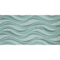 Piesa decorativa 2632 IZOLA WAVES GREEN 25x50 cm