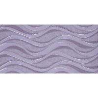 Piesa decorativa 2631 IZOLA WAVES LILA 25x50 cm