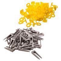 16B710 Set 100 pene pentru placi ceramice + 200 de cleme