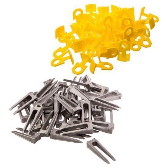 16B710 Set 100 pene pentru placi ceramice + 200 de cleme