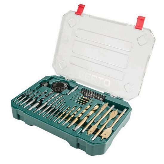 Set de burghie si biti 49 piese VERTO 66H650