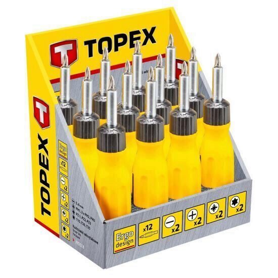 Set biti cu suport capat 14 piese TOPEX 39D518