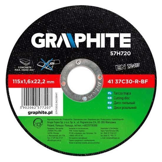 Disc taiere beton GRAPHITE