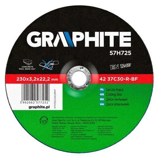 Disc taiere beton GRAPHITE