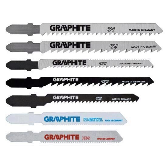 Set 10 lame pentru fierastrau vertical GRAPHITE 57H755