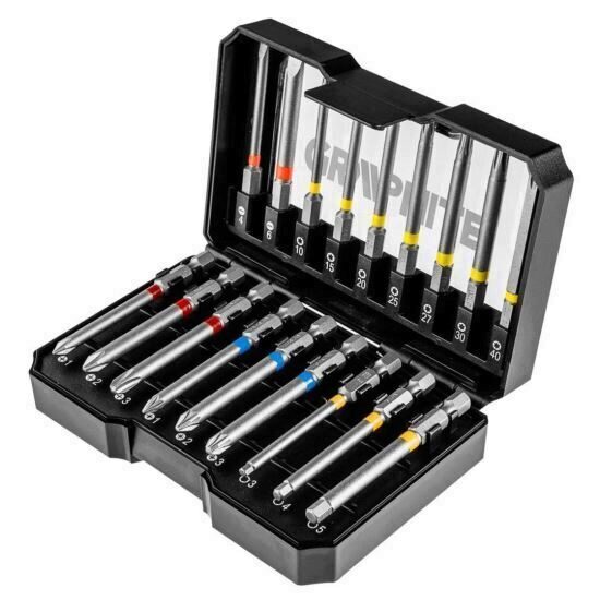 Set biti S2 18 piese GRAPHITE 56H606