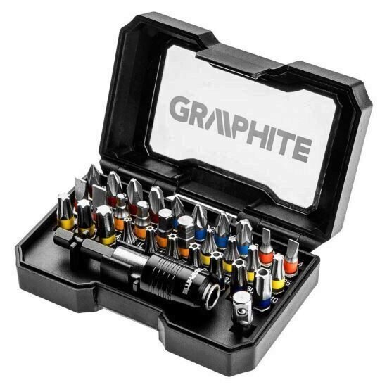Set biti S2 32 piese GRAPHITE 56H608