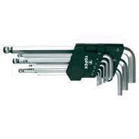 Set chei imbus lungi 9 piese 1.5-10 mm TOPEX 35D957