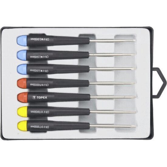 Set surubelnite precizie 7 piese/set TOPEX 39D552