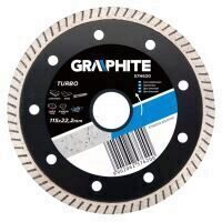 Disc diamantat pentru zidarie super subtire 22,2mm TURBO GRAPHITE