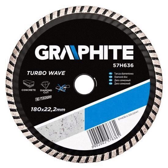 Disc diamantat turbo-wave GRAPHITE
