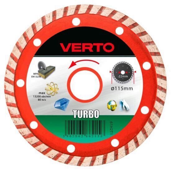 Disc diamantat turbo VERTO
