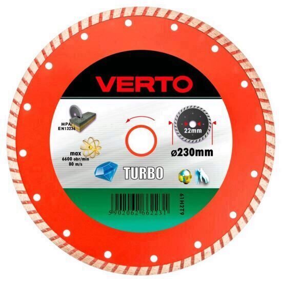 Disc diamantat turbo VERTO