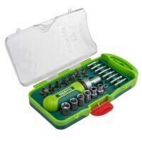 Set biti cu suport capat 30 piese VERTO 66H617