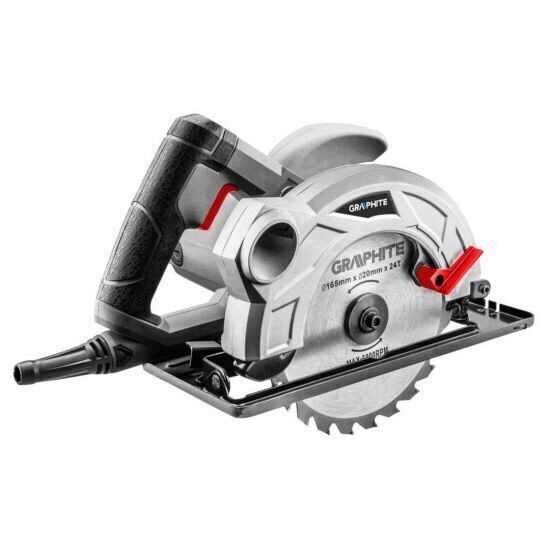 Fierastrau circular 1200W disc 165x20 mm GRAPHITE 58G491