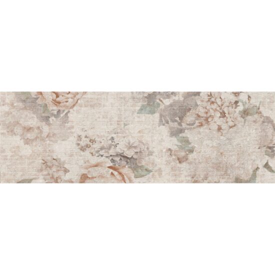 Piesa decorativa bej Tibetstone TBB23 model floral 25x75 cm