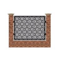 Panou de gard mare din tabla debitata cu plasma MAX 9 1500x1940 mm
