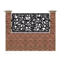 Panou de gard mic din tabla debitata cu plasma N280 990x1940 mm