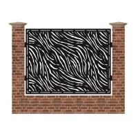 Panou de gard mare din tabla debitata cu plasma TIGER 1500x1940 mm