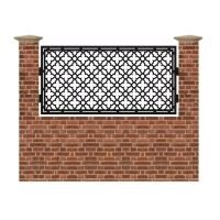 Panou de gard mic din tabla debitata cu plasma MAX 62 990x1940 mm