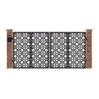 Poarta acces auto mare din tabla debitata cu plasma MAX 63 3884x1940 mm
