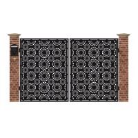 Poarta acces auto mica din tabla debitata cu plasma MAX 14 3000x1940 mm