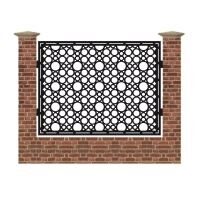 Panou de gard mare din tabla debitata cu plasma MAX 63 1500x1940 mm
