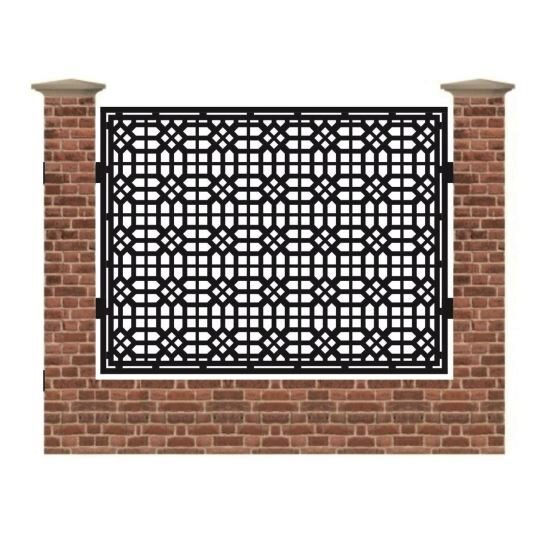 Panou de gard mare din tabla debitata cu plasma MAX 24 1500x1940 mm