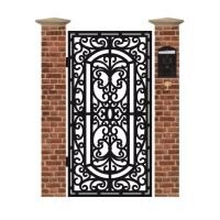 Poarta pietonala din tabla debitata cu plasma ELEGANT 1940 x 990 mm