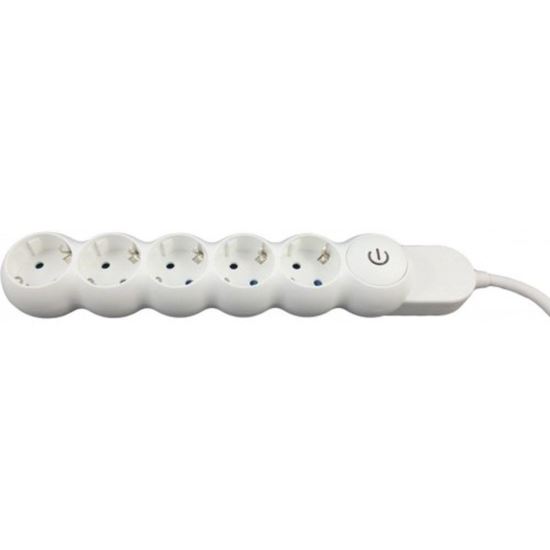Prelungitor 5 m, 5 posturi 5P+K+PC 3X1.5, cod SPN2058