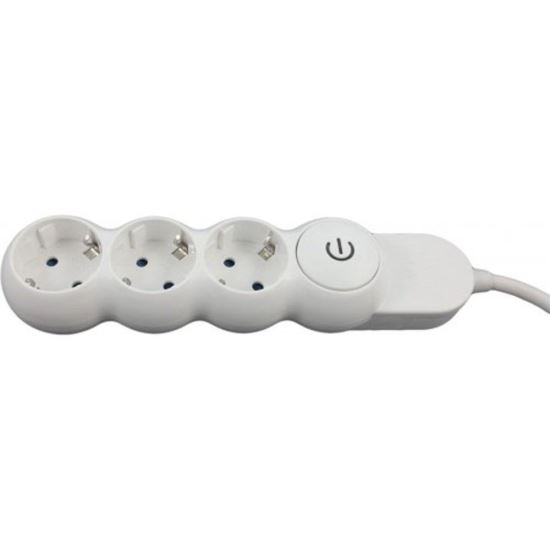 Prelungitor 5 m, 3 posturi, 3P+K+PC 3X1.5, cod SPN2053