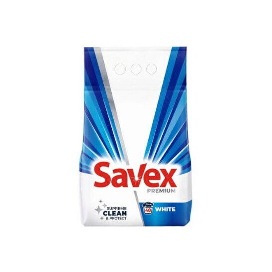 Detergent automat pentru rufe Savex 2 în 1 White, 4 kg