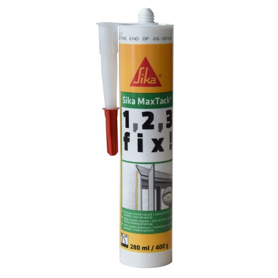 Adeziv de contact pe baza de apa Sika MaxTack, alb, interior / exterior 400 gr