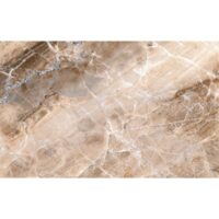 Faianta lucioasa tip marmura Jasper Brown, 25X40 cm, crem, cod 4679