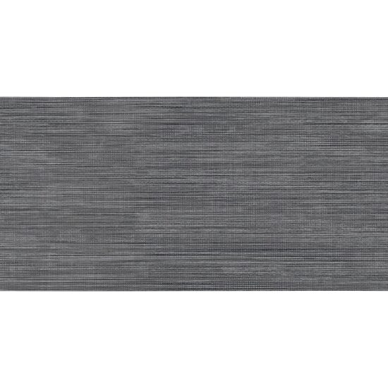Faianta neagra TESSILE ACERO  model universal 25x50 cm
