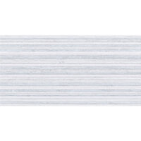 Piesa decorativa faianta gri Keros Padova Line Gris model dungi 25x50 cm