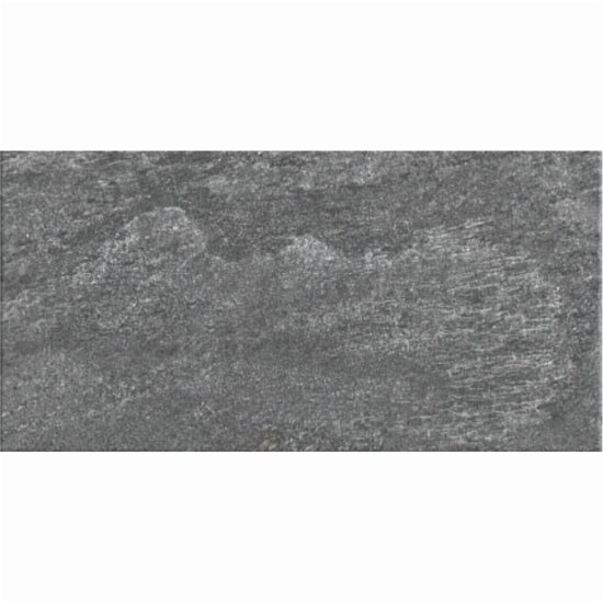 Gresie Santana Anthracite 9323, tip piatra, 30x60 cm, gri inchis