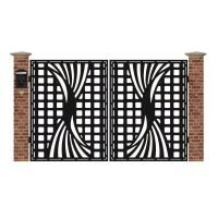 Poarta acces auto mica din tabla debitata cu plasma MAX 3D 3000x1940 mm