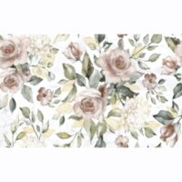 Piesa decorativa Bianco Roses White 4373, tip decor, 51x75.5 cm, alb