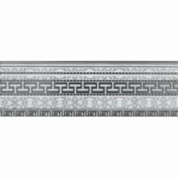 Piesa decorativa Bianco Silver White 4375, tip marmura, 25.5x75.5 cm, alb