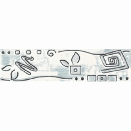 Piesa decorativa Dalia Blue Comfort 1487, tip decor, 5x20 cm, albastru