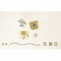 Piesa decorativa Dalia Brown Comfort 1485, tip decor, 20x30 cm, maro